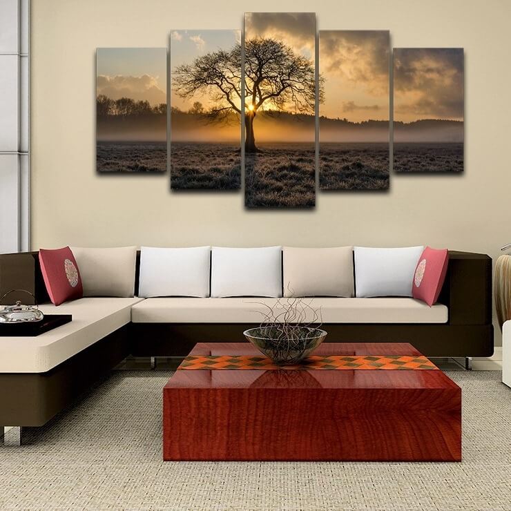 Vintage Tree Canvas Wall Art